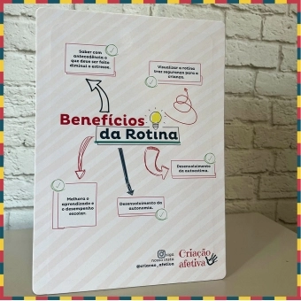 Suporte para Quadro de Rotina