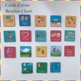 Routine Chart /Quadro de Rotinas Infantil inglês Completo