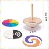 Pião com discos